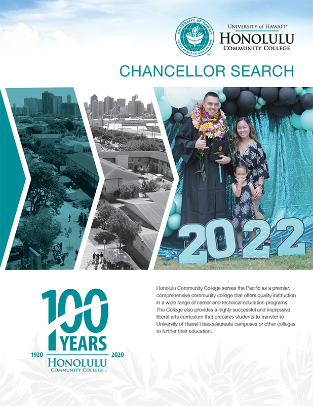 Chancellor Search Brochure Cover